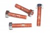 Cylinder fastening studs with nuts (for aluminum cyl., size 10/55mm, thread 1.0/1.5mm, set of 4pc.) URAL
