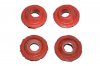Cylinder push rod tube sealing caps (red rubber, set of 4pc.) URAL