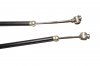 Cable set (2x throttle small end <-> ball end, 1x brake, 1x clutch) URAL