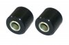 Rear swing arm and shock absorber silent blocks bushings (polyurethane, set of 6pc.) with metal sleeves URAL
