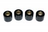 Swing arm / shock absorber silent block bushing small bottom (polyurethane, set of 4pc.) with metal sleeve URAL DNEPR