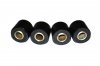 Swing arm / shock absorber silent block bushing small bottom (polyurethane, set of 4pc.) with metal sleeve URAL DNEPR