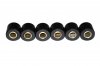 4x Swing arm silent blocks and 6x shock absorber bushings with metal sleeves (polyurethane, set of 10pc.) DNEPR