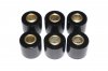 Swing arm / shock absorber silent block bushing small bottom (polyurethane, set of 6pc.) with metal sleeve URAL DNEPR