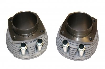 Cylinders cast iron (left and right) with push rod tubes URAL 650cc