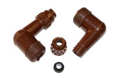 Spark plug A17B with plug cap (gap 0.7mm, set of 2pc.) URAL DNEPR