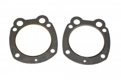 Cylinder head gaskets (thick paronite, aluminum ring, set of 2pc.) URAL 650cc