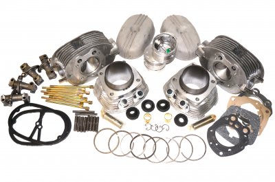 Complete set cylinders aluminum heads pistons rings rockers covers studs gaskets URAL 650cc