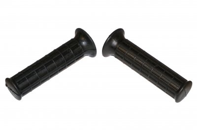 Rubber grips handles WAFFLE style (inner 22-25mm/1in, length 145mm, set of 2pc.) URAL DNEPR