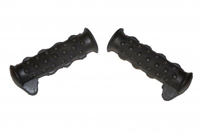 Rubber grips handles SPIKES style (inner 22-25mm/1in, length 125mm, set of 2pc.) URAL DNEPR