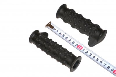 Rubber grips handles SPIKES style (inner 22-25mm/1in, length 125mm, set of 2pc.) URAL DNEPR