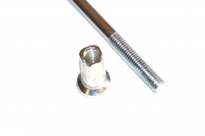 Wheel complete set of 20pcs short and 20pcs long spokes with nipples URAL
