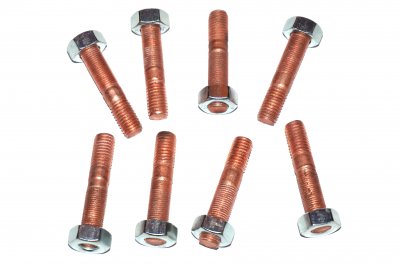 Cylinder fastening studs (for aluminum cyl., size 10/55mm, thread 1.0/1.5mm, set of 8pc.) URAL