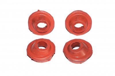 Cylinder push rod tube sealing caps (red rubber, set of 4pc.) URAL