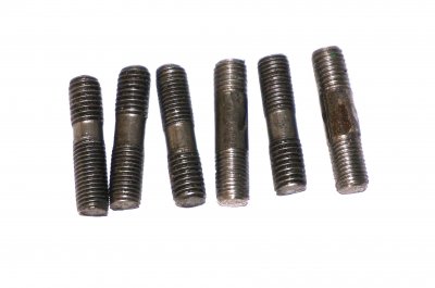 Final drive case cover fastening studs (size 8/33mm, thread 1.0/1.25mm, set of 6pc.) URAL DNEPR