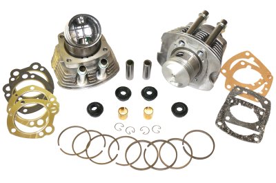 Cylinders aluminum SPHERICAL pistons complete set URAL 650cc