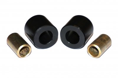 Swing arm / shock absorber silent block bushing small bottom (polyurethane, set of 2pc.) with metal sleeve URAL DNEPR