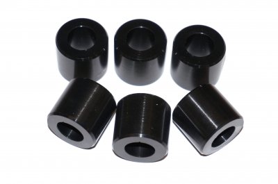 2x Swing arm silent blocks and 6x shock absorber bushings (polyurethane, set of 8pc.) DNEPR