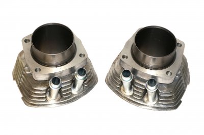 Cylinders aluminum (left and right) with push rod tubes URAL 650cc