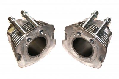 Cylinders aluminum (left and right) with push rod tubes URAL 650cc