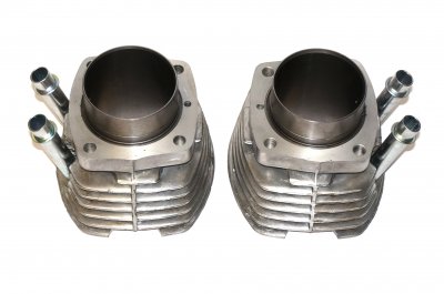 Cylinders aluminum (left and right) with push rod tubes URAL 650cc