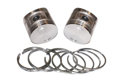 Pistons and rings set (group B, normal repair size, flat top) URAL