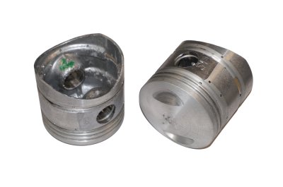 Pistons and rings set (group C, normal repair size, spherical top, fuel 92 octane) URAL