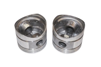 Pistons, rings, pins, circlips, bushings (group C, normal repair size, flat top) URAL