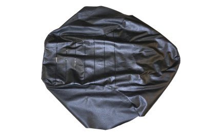 Black seat bench cover with synthetic padding DNEPR