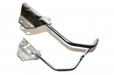 Rear fender chrome plated clip URAL