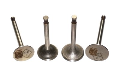 Set of high-quality valves (2x intake + 2x exhaust not magnetic) URAL 650cc