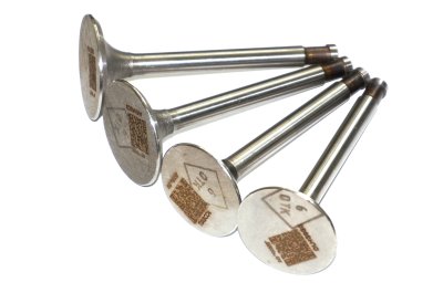 Set of high-quality valves (2x intake + 2x exhaust not magnetic) URAL 650cc