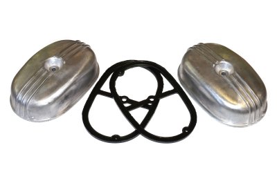 Complete set: cylinders cast iron, heads, FLAT pistons, rings, rockers, covers, studs, gaskets URAL 650cc