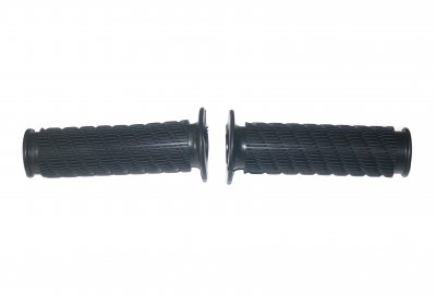 Rubber grips handles CLASSIC style (inner 22-25mm/1in, length 125mm, set of 2pc.) URAL DNEPR