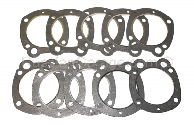 Cylinder head gaskets (thick paronite, aluminum ring, set of 10pc.) URAL 650cc