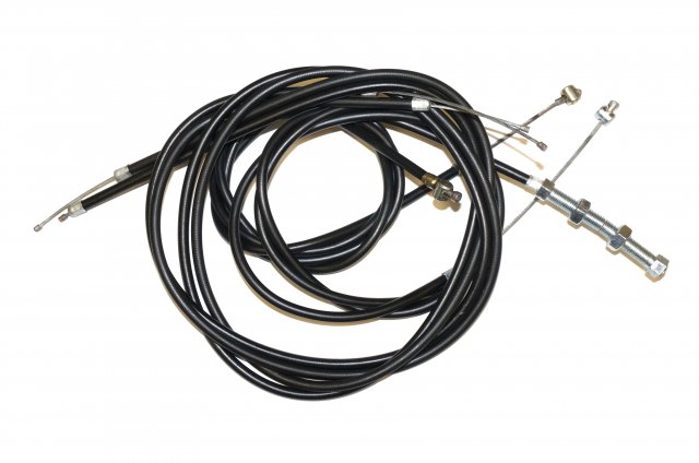 Cable set (2x throttle small end, 1x brake, 1x clutch) URAL