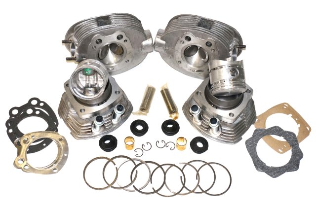 Cylinders aluminum heads FLAT pistons rings gaskets URAL 650cc