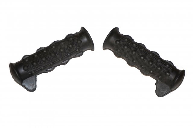 Rubber grips handles SPIKES style (inner 22-25mm/1in, length 125mm, set of 2pc.) URAL DNEPR