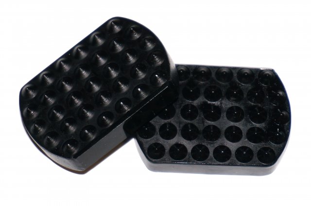 Rubber pad of gearbox gear shift pedal and brake pedal (polyurethane, set of 2pc.) DNEPR