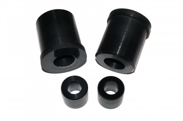 2x Rear swing arm silent blocks and 2x shock absorber bushings (polyurethane, set of 4pc.) DNEPR