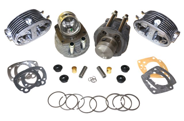 Cylinders cast iron heads SPHERICAL pistons rings gaskets URAL 650cc