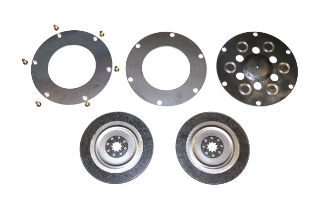 Clutch plates (complete set of 5pc.) with mounting screws URAL DNEPR