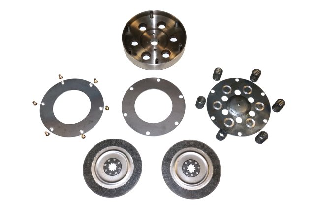 Clutch basket (flywheel, clutch plates, springs, screws) DNEPR
