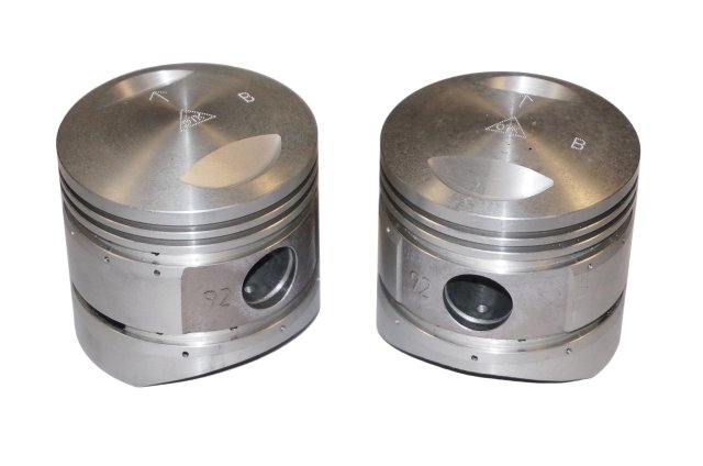 Pistons (group B, normal repair size, spherical top, fuel 92 octane) URAL